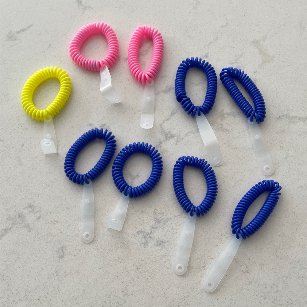 Colorful Spiral Keychain Wristbands (9)